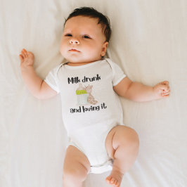 Body Para Bebé Leche de jirafa suave embriagada