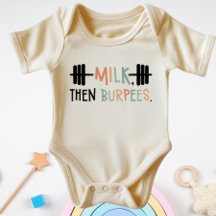 Leche Luego Burpees Divertido Gimnasio Fitness