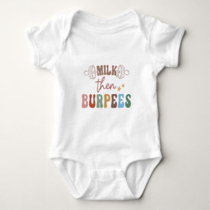 Body Para Bebé Leche y luego Burpees