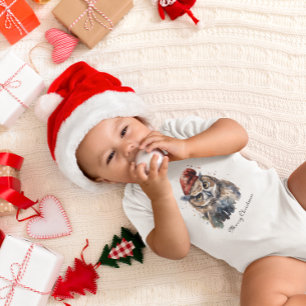 Body Para Bebé Lechuza de invierno encantada, personalizado