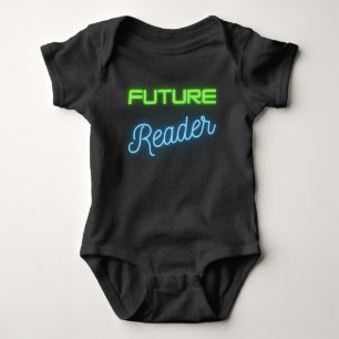 Body Para Bebé Lector futuro verde azul