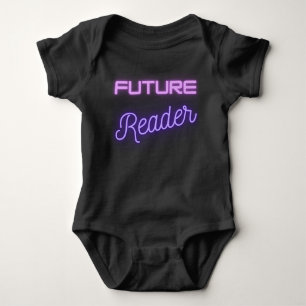Body Para Bebé Lectora Futuro Rosa Púrpura
