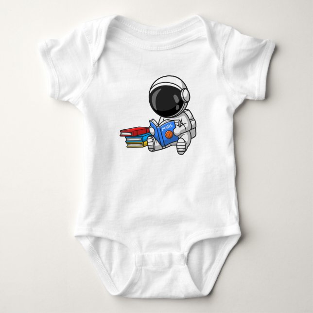Body Para Bebé ¡Lecturas de bebés astronautas! (Anverso)
