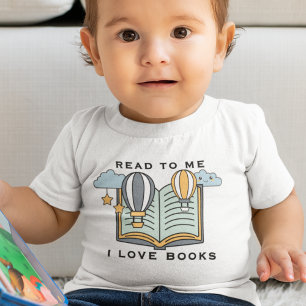 Body Para Bebé Leer para mí - Libro y globos de aire caliente