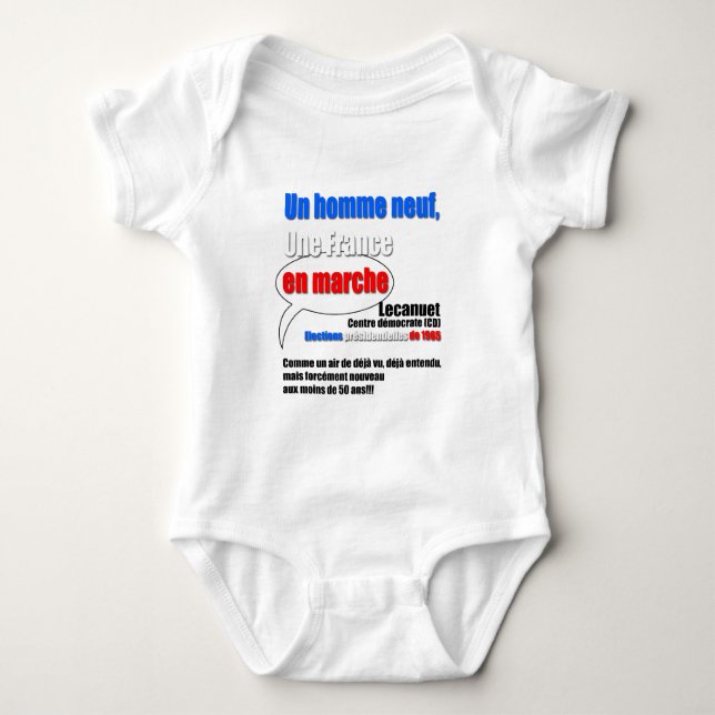Body Para Bebé Lema En Marche Baby Bodysuit 1 (Anverso)