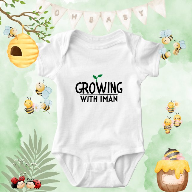 Body Para Bebé Lema islámico de género neutral para niño o niña (Subido por el creador)