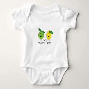 Body Para Bebé Lemon y Lime Best Friends BFF