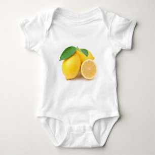 Body Para Bebé Lemones Amarillos Brillantes y Frescos