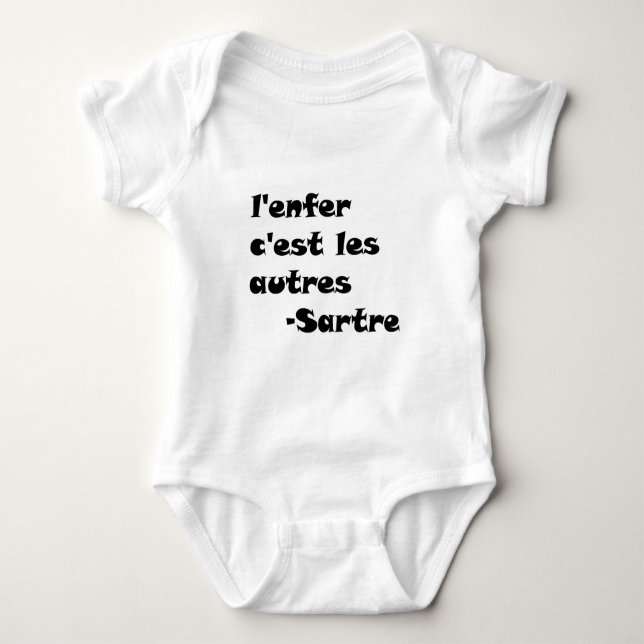 Body Para Bebé LenferCestLesAutres (Anverso)