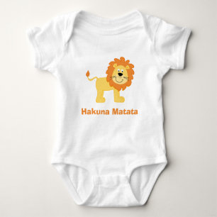 Body Para Bebé León de moda Hakuna Matata