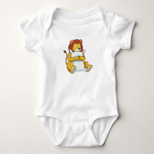 Body Para Bebé León durmiendo con almohada