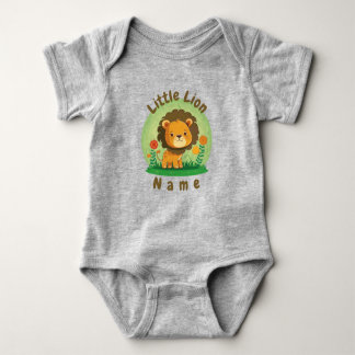 Body Para Bebé León Pequeño Personalizado