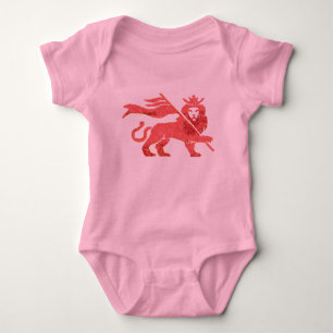 Body Para Bebé León rosado del tutú del bebé de Judah