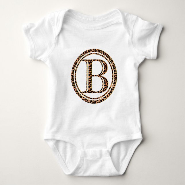 Body Para Bebé leopardo B (Anverso)