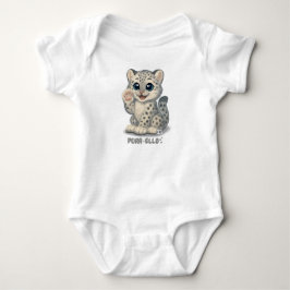 Body Para Bebé Leopardo de las nieves - Purr-ello