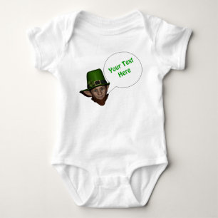 Body Para Bebé Leprechaun divertido personalizado