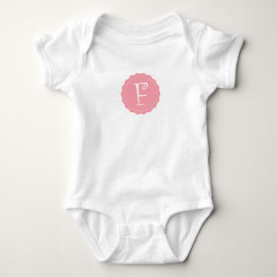 Body Para Bebé Letra personalizable "F"