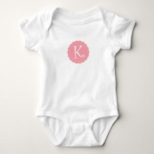 Body Para Bebé Letra personalizable "K"