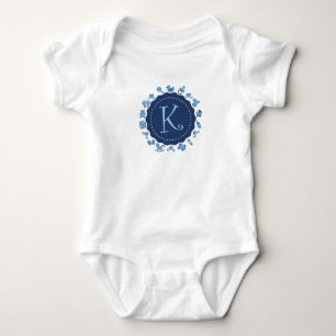 Body Para Bebé Letra personalizable "K"