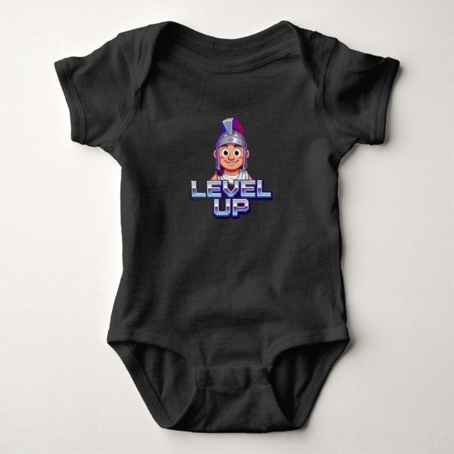 Body Para Bebé "Level Up!" Bodysuit de bebé - Bebé Gamer (Anverso)