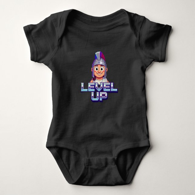 Body Para Bebé "Level Up!" Bodysuit para Bebé - Bebé Jugador (Anverso)