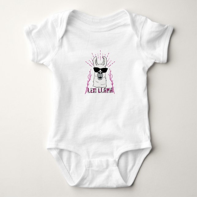 Body Para Bebé Lexi Llama (Anverso)