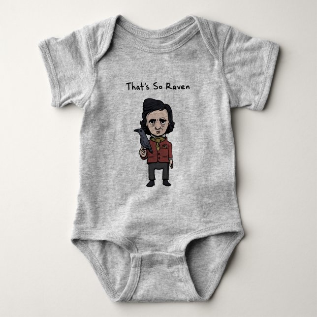 Body Para Bebé Leyendas Edgar joven Allen Poe del niño (Anverso)
