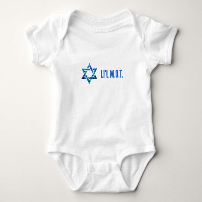 Body Para Bebé Li’l M.O.T. Jewish (Anverso)