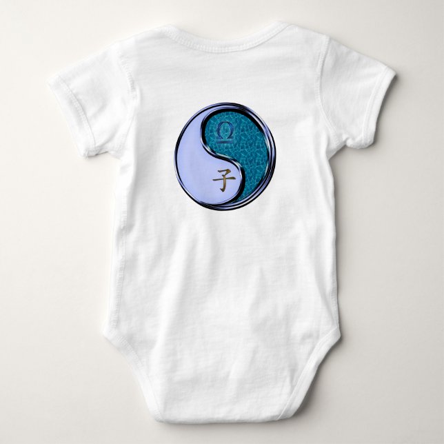 Body Para Bebé Libra y Rata de Agua (Reverso)