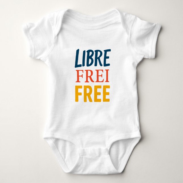 Body Para Bebé Libre (Anverso)