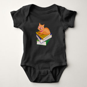 Body Para Bebé Libros - Regalo de los libros y gatos
