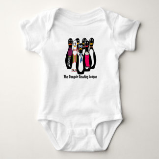 Body Para Bebé Liga de Bowling de Pingüino (bebé de 1 pieza)