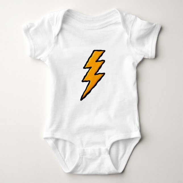 Body Para Bebé Lightning bolt (Anverso)