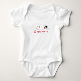 Body Para Bebé Lil Bam-bee-no Baby Bodysuit 