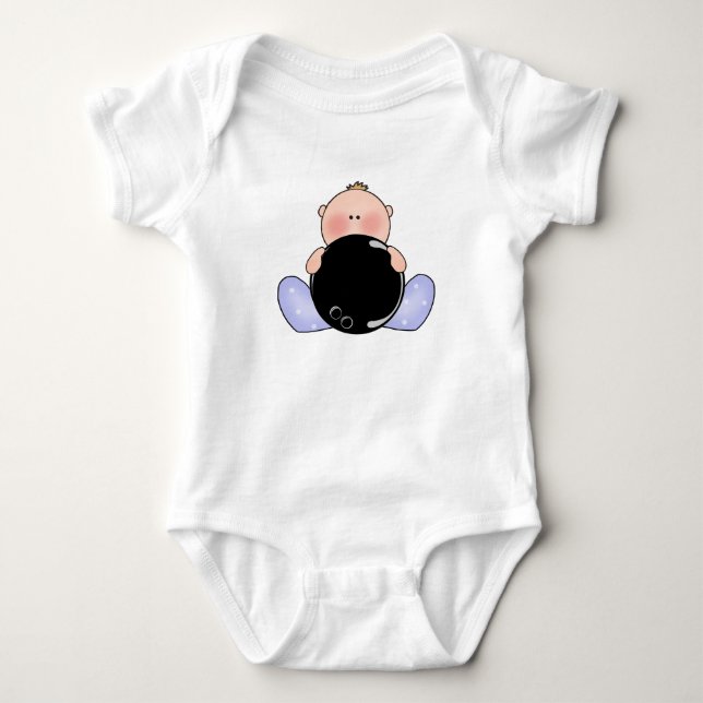 Body Para Bebé Lil Bowling Baby Boy (Anverso)