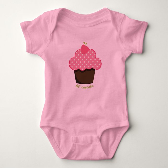 Body Para Bebé Lil' Cupcake (Anverso)