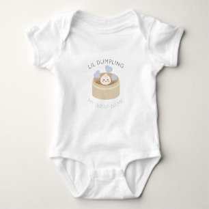 Body Para Bebé Lil Dumpling es Mi Nombre de Envoltura Niño Bodysu
