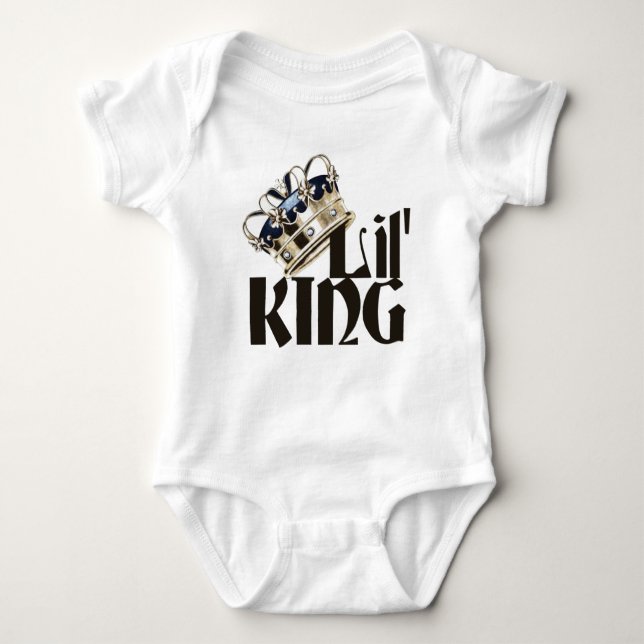 Body Para Bebé Lil King (Anverso)