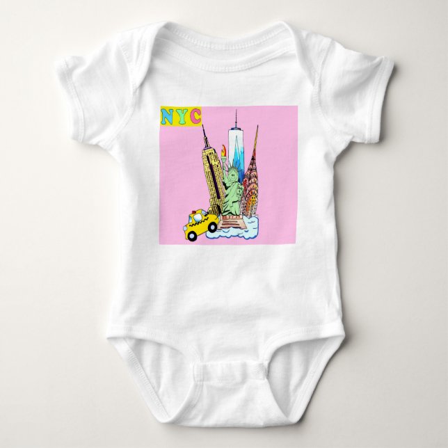 Body Para Bebé Lil' NYC Romper (Anverso)