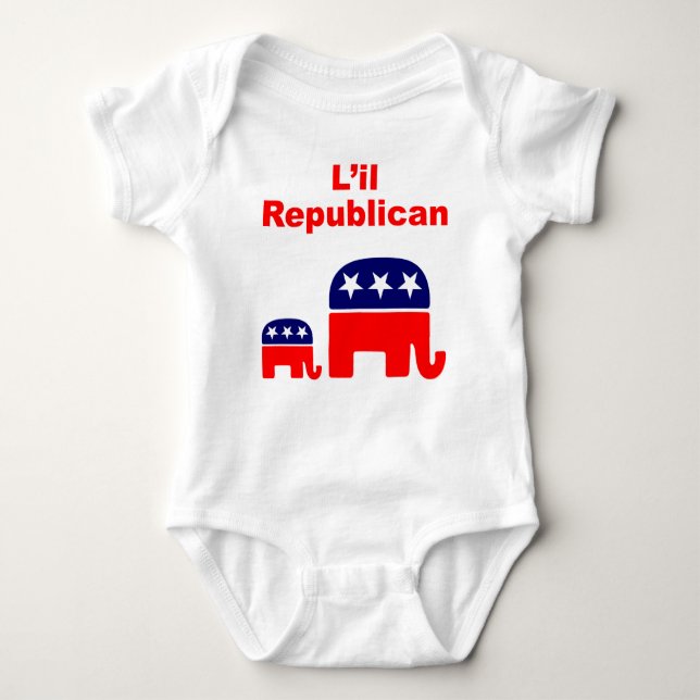 BODY PARA BEBÉ LIL REPUBLICAN (Anverso)