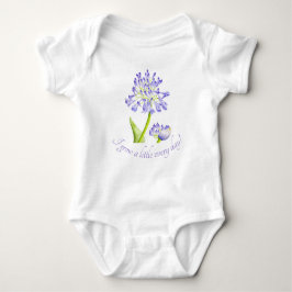 Body Para Bebé Lily of the Nile on a Baby Bodysuit