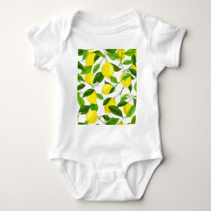 Body Para Bebé Limón acuático