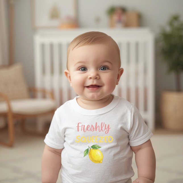 Body Para Bebé Limonada recién exprimida Tazón Limón Fiesta de Be (Subido por el creador)