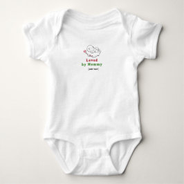Body Para Bebé Lindo "Amado por Mamá" Madre y Bebé 
