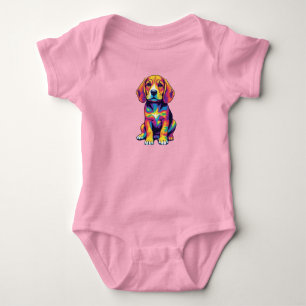 Body Para Bebé Lindo Beagle