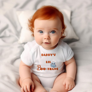 Body Para Bebé Lindo "Boo-Thang de Papi" de Halloween