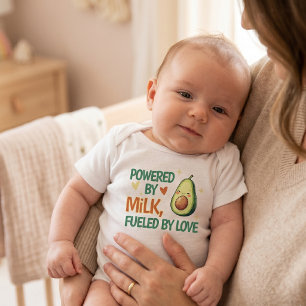 Body Para Bebé Lindo con Leche como Motor y Amor como Combustible