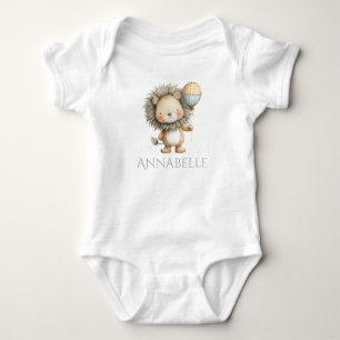 Body Para Bebé Lindo León con Globo Personaliza