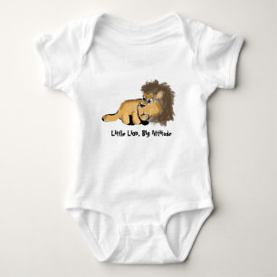 Body Para Bebé Lindo León de Dibujos Animados Nacido para Rugir