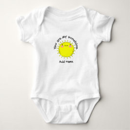 Body Para Bebé Lindo sol sonriente de dibujos animados Eres mi so